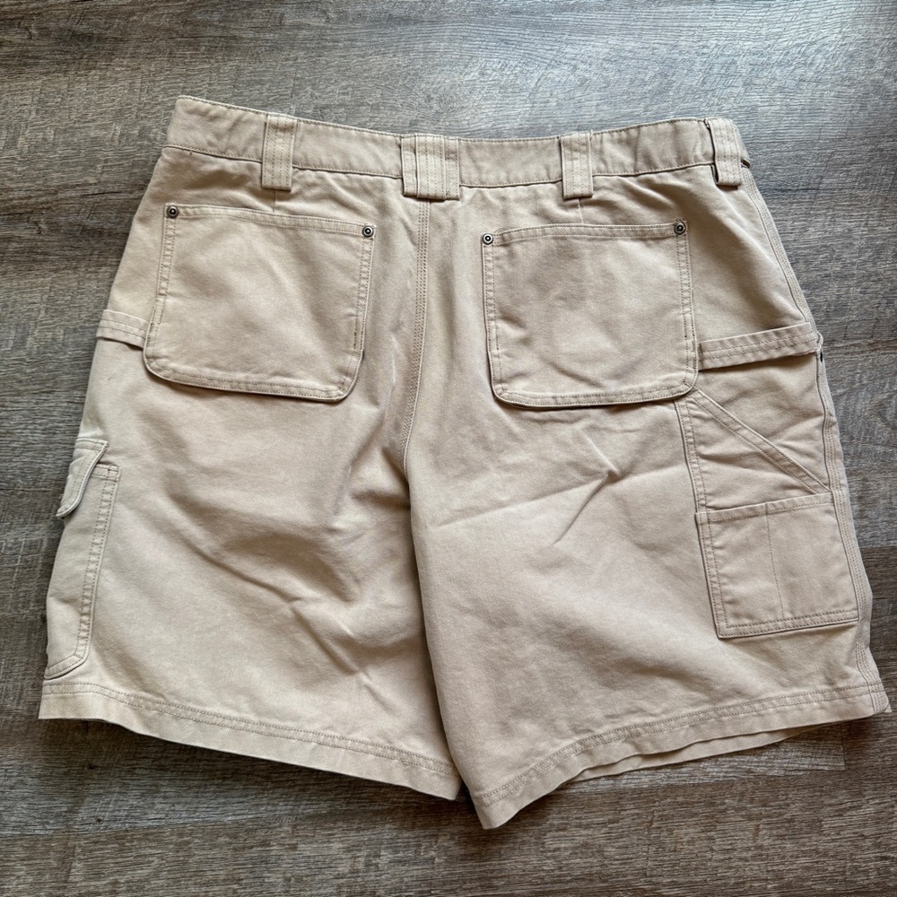 Men's Duluth Trading Co Shorts‎ khaki Shorts with Flaws - Picture 2 of 11